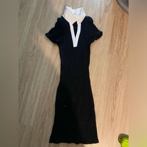 BLACK AND WHITE DRESS